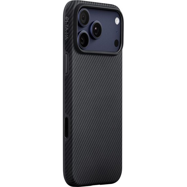 Pitaka-Aramid-UltraGuard-Case-MagSafe-kryt-iPhone-17-Pro-Black-Grey