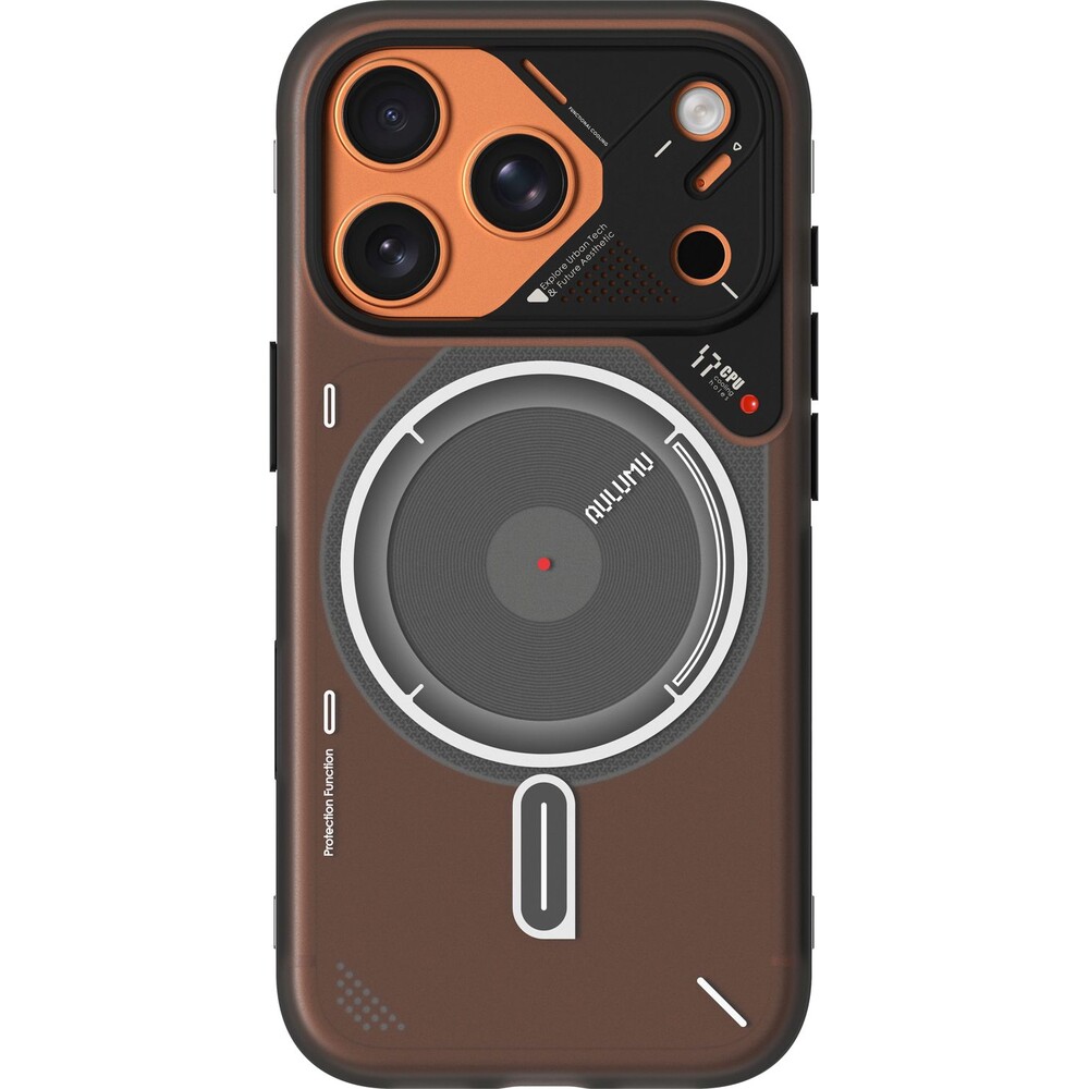 Aulumu-A17-Frosted-TPU-MagSafe-kryt-iPhone-17-Pro-Translucent-Gray