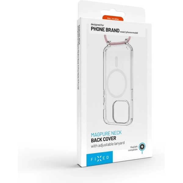 FIXED MagPure Neck kryt s růžovou šňůrkou na krk pro Apple iPhone 16 Pro Max - Pouzdra - Obrázek 2ba086c8a630413e9b8ae948c2b21426