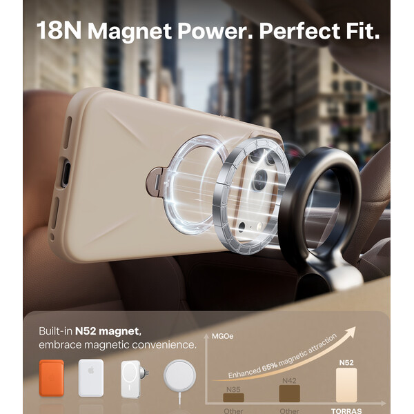 Torras-Ostand-Q3-Silicone-MagSafe-kryt-iPhone-17-Pro-desert-gold