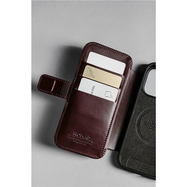 Nomad-Modern-Leather-Folio-Horween-MagSafe-kozene-pouzdro-iPhone-17-Pro-Max-Burgundy