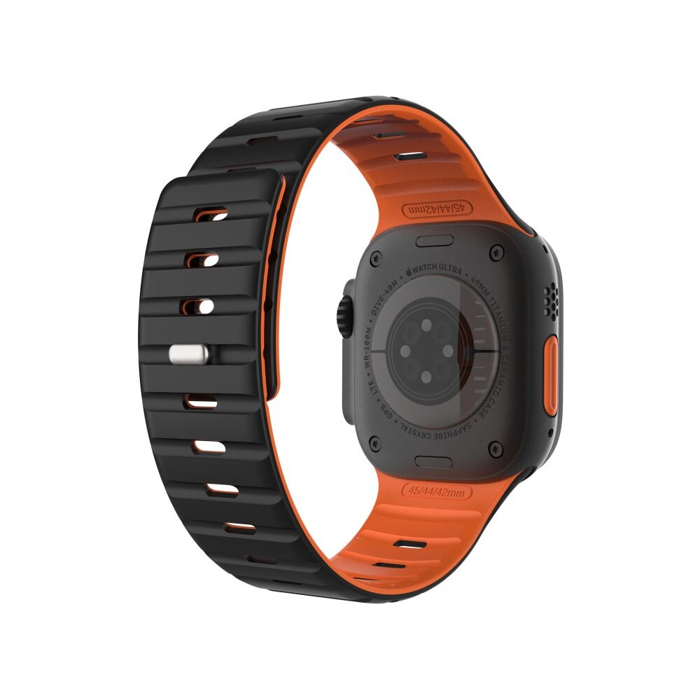 FIXED-Silicone-Magnetic-Strap-reminek-Apple-Watch-44-45-46-49mm-cerny