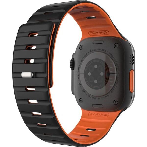 FIXED-Silicone-Magnetic-Strap-reminek-Apple-Watch-44-45-46-49mm-cerny