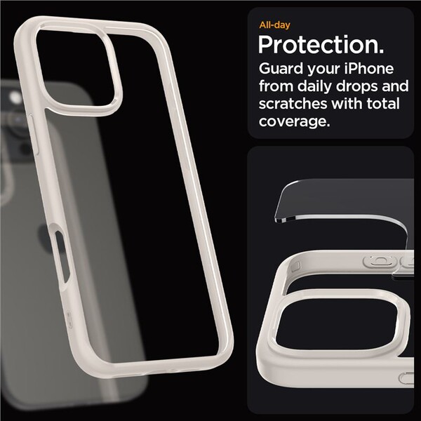 Spigen-Ultra-Hybrid-kryt-iPhone-16-Pro-natural-titanium