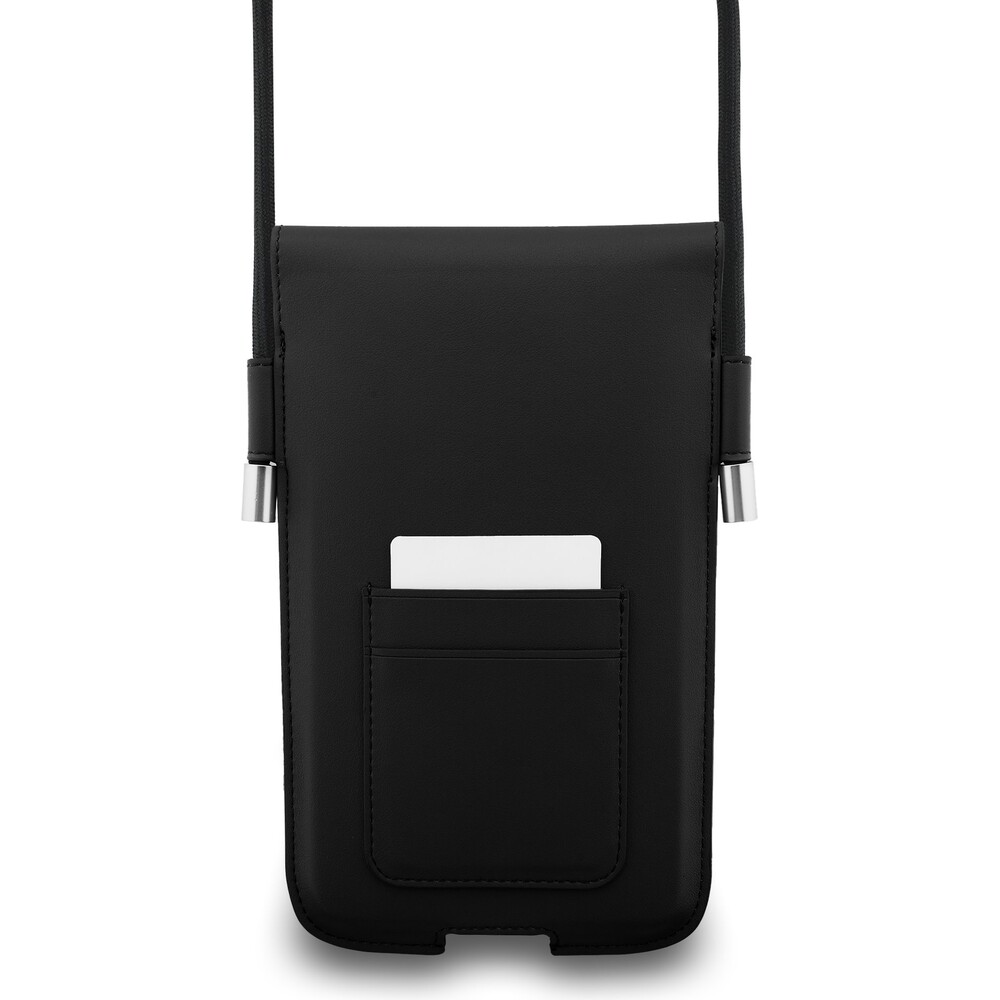 Lacoste-PVC-Blend-Monogram-Metal-Logo-kapsa-na-telefon-XL-cerna