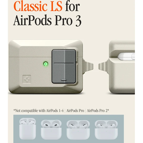 Spigen Classic LS pouzdro AirPods Pro 3 (Macintosh 128K) stone - Pouzdra - Obrázek 2c5c9eb6ae5f424eb9abec6be1c307bf