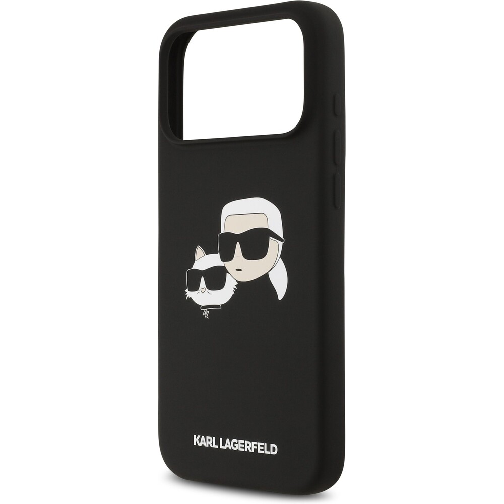 Karl-Lagerfeld-Liquid-Silicone-Double-Heads-MagSafe-kryt-iPhone-17-Pro-Max-cerny