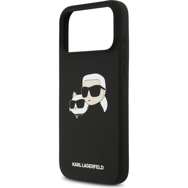 Karl-Lagerfeld-Liquid-Silicone-Double-Heads-MagSafe-kryt-iPhone-17-Pro-Max-cerny