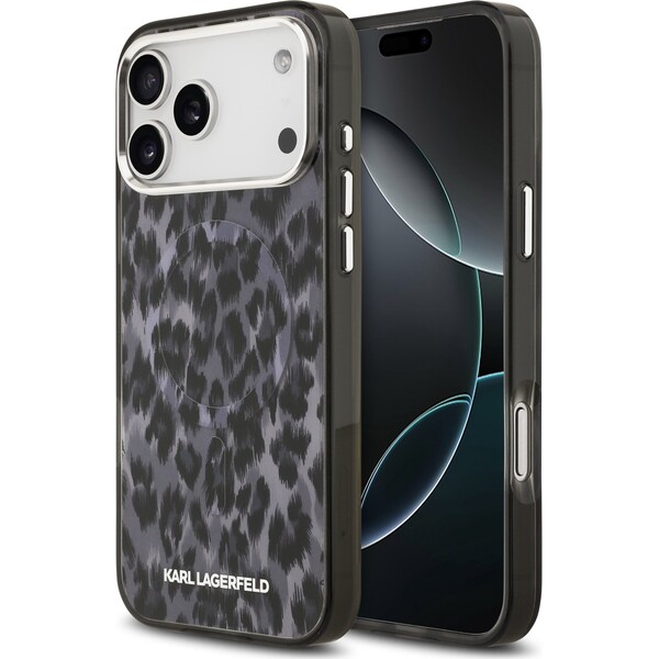 Karl-Lagerfeld-IML-Leopard-MagSafe-Zadni-Kryt-pro-iPhone-17-Pro-Max-sedy