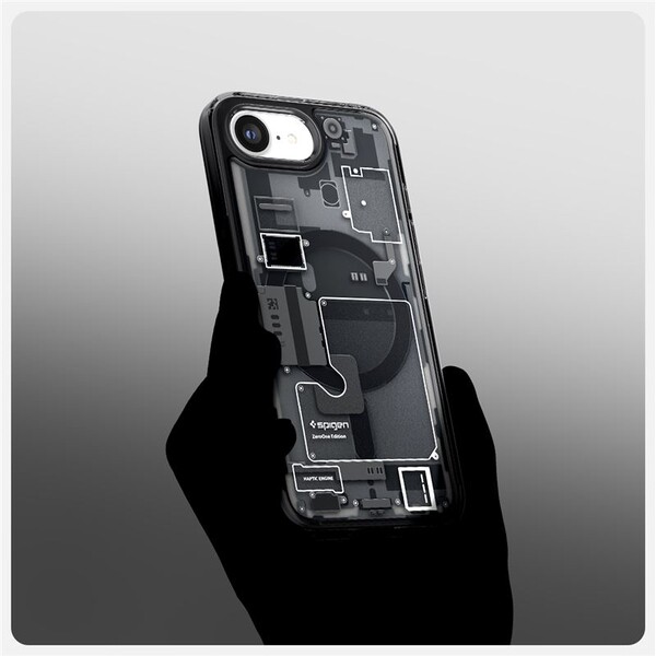 Spigen-Ultra-Hybrid-MagSafe-kryt-iPhone-17e-16e-zero-one-black