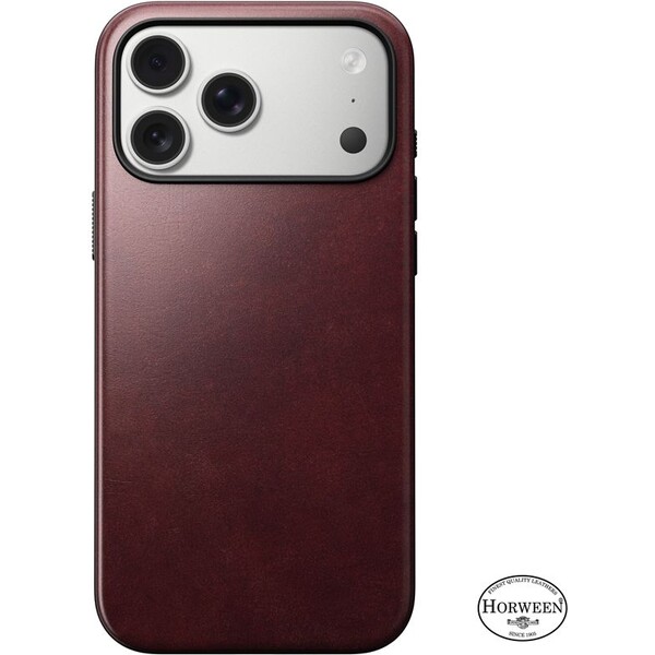 Nomad-Modern-Leather-Case-Horween-MagSafe-kozeny-kryt-iPhone-17-Pro-Max-Burgundy