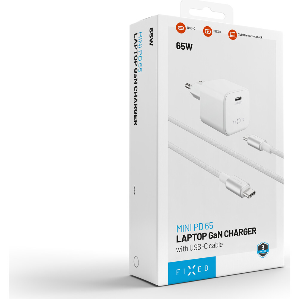 FIXED-Mini-set-sitove-GaN-nabijecky-s-USB-C-vystupem-a-USB-C-USB-C-kabelem-PD-65W-2m-bily