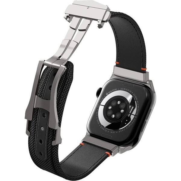 Spigen-Classic-Fit-reminek-Apple-Watch-49-46-45-44mm-cerny
