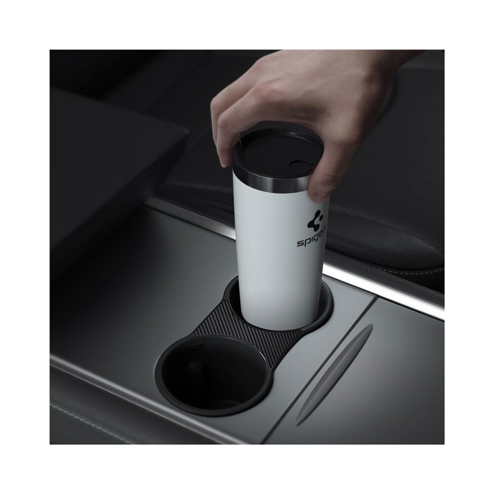 Spigen-Center-Console-Cup-Holder-Insert-vlozka-do-drzaku-napoju-2021-2022-Tesla-Model-Y-3-cerny