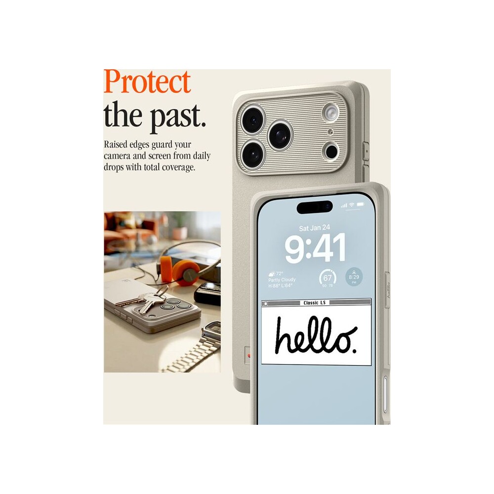 Spigen-Classic-LS-MagSafe-kryt-iPhone-17-Pro-Macintosh-128K-stone