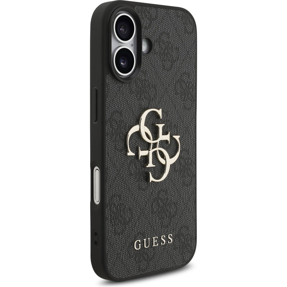 Guess-PU-4G-Metal-Logo-Strap-kryt-iPhone-17-cerny