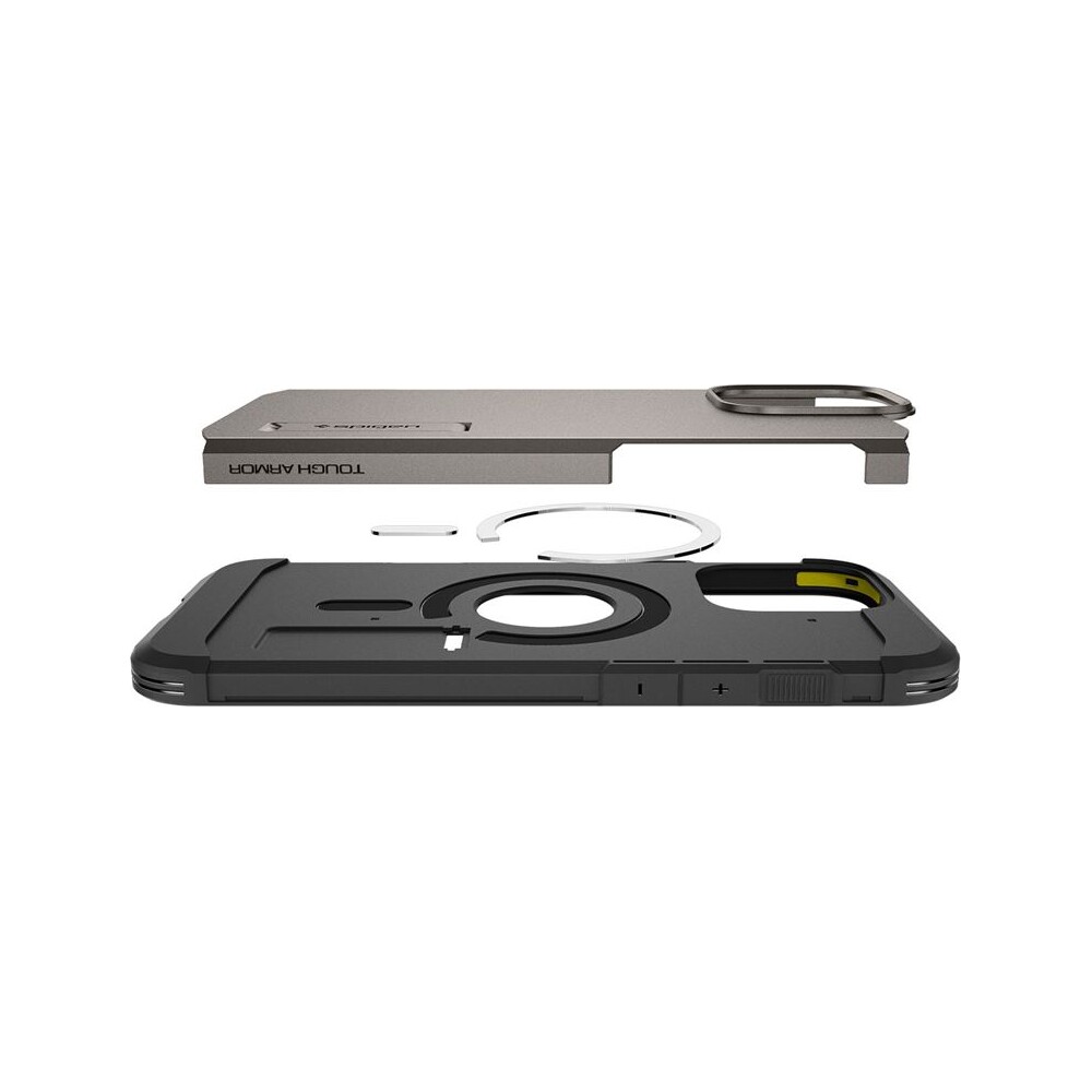 Spigen-Tough-Armor-MagSafe-kryt-iPhone-16-Pro-Max-gunmetal