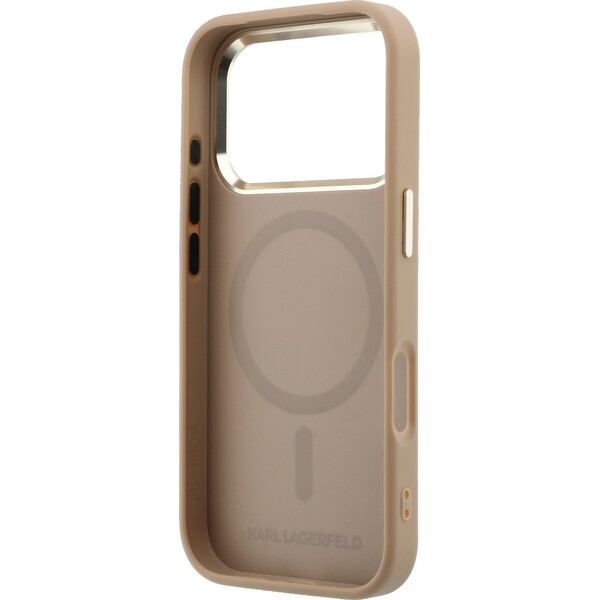 Karl-Lagerfeld-PU-Perforated-Monogram-MagSafe-kryt-iPhone-17-Pro-Max-bezovy