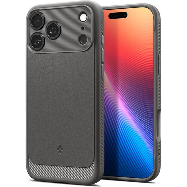 Spigen-Rugged-Armor-MagSafe-kryt-iPhone-17-Pro-Max-gray
