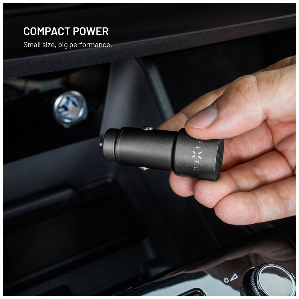 FIXED-autonabijecka-s-2xUSB-C-vystupem-podpora-PD-3-0-65W-cerna