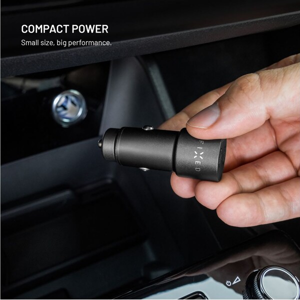 FIXED-autonabijecka-s-2xUSB-C-vystupem-podpora-PD-3-0-65W-cerna