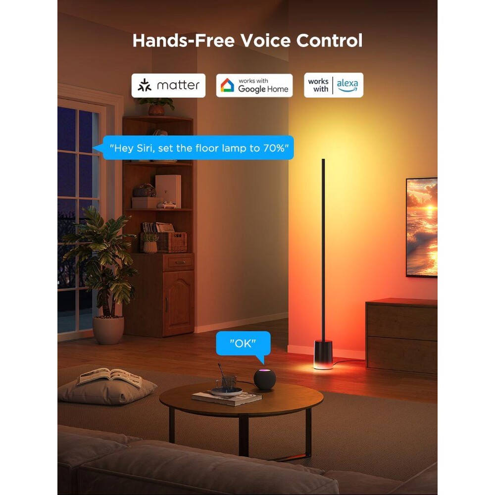 Govee-Floor-Lamp-2-Matter-RGBICWW-Smart-lampa-ovladac