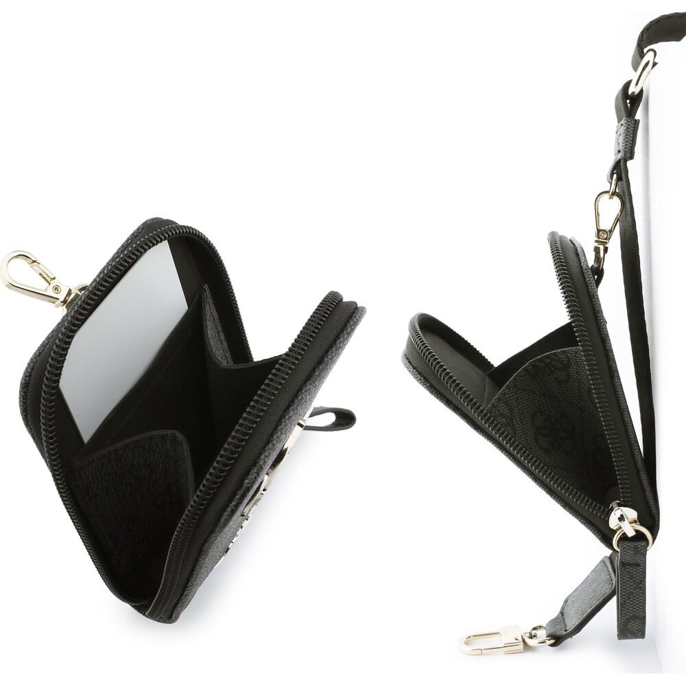 Guess-Crossbody-Popruh-PU-4G-Metal-Logo-Penezenka-cerna