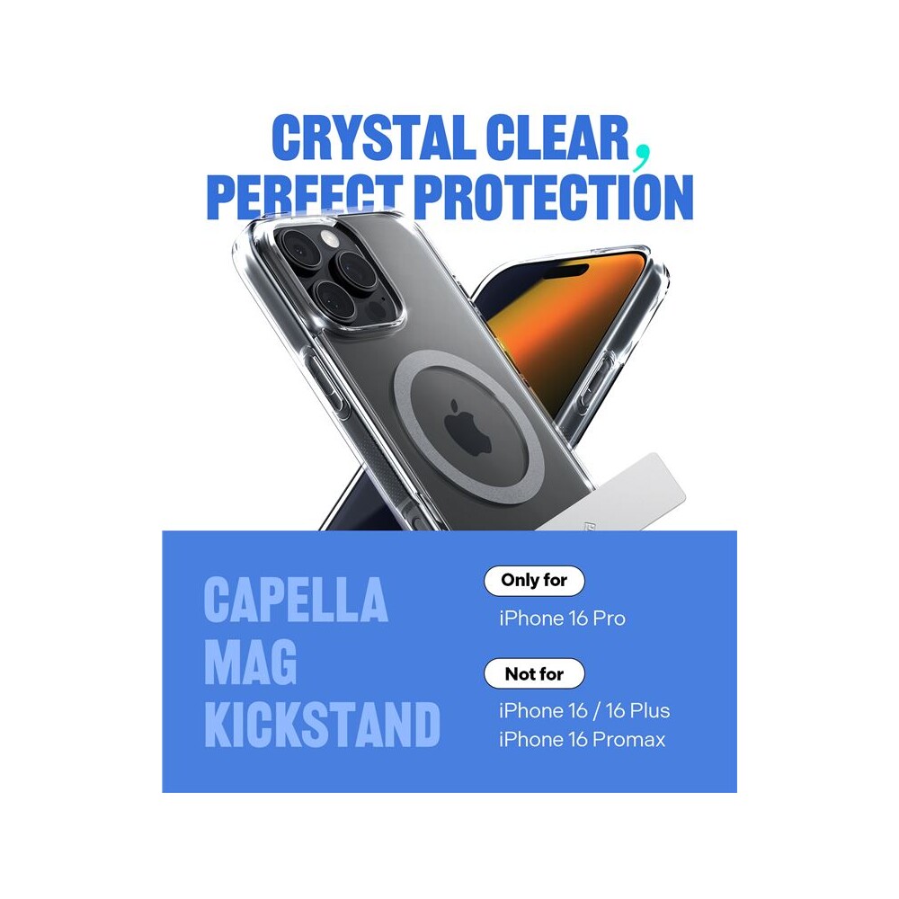 Spigen-Caseology-Capella-MagSafe-Kickstand-kryt-iPhone-16-Pro-clear-gray