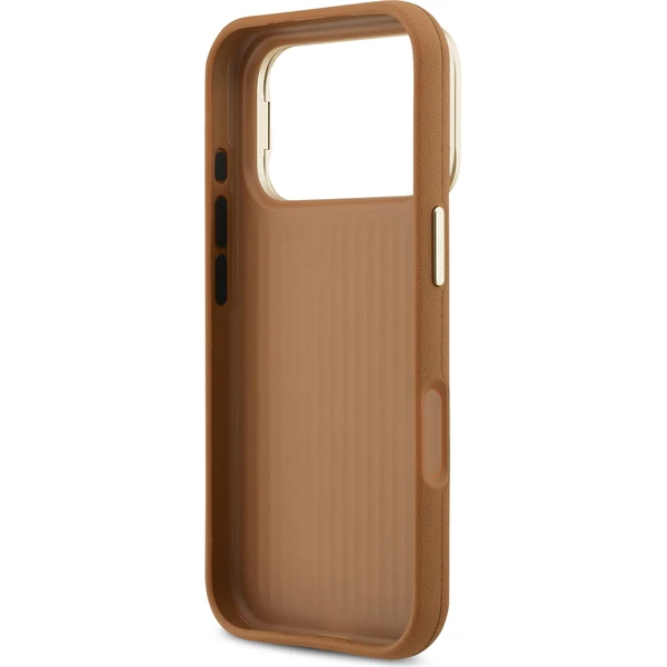 Guess-PU-Grained-4G-Logo-Stand-Camera-Frame-kryt-iPhone-17-Pro-hnedy