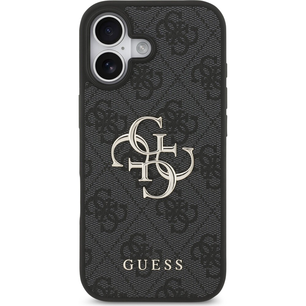 Guess-PU-4G-Metal-Logo-kryt-iPhone-17-sedy