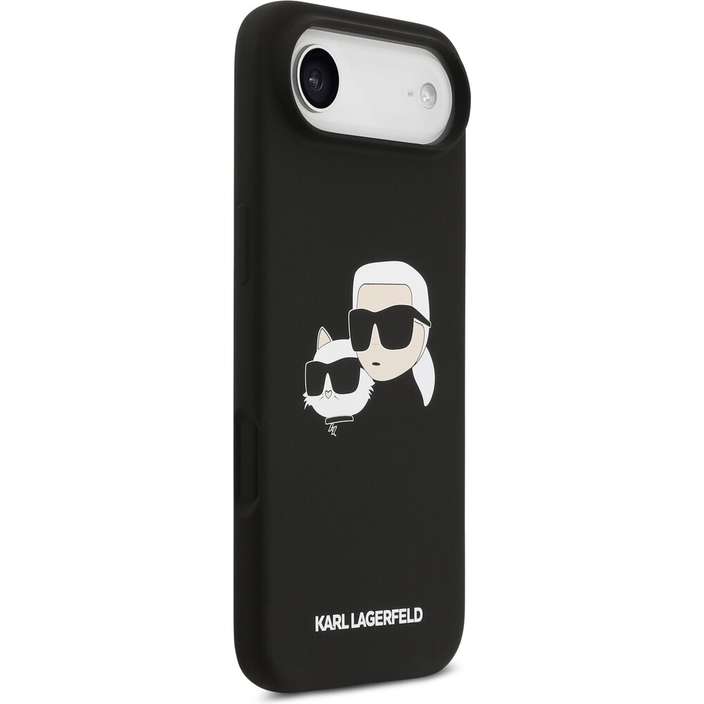 Karl-Lagerfeld-Liquid-Silicone-Double-Heads-MagSafe-kryt-iPhone-Air-cerny