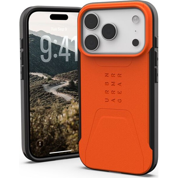 UAG-Civilian-Magsafe-kryt-iPhone-17-Pro-oranzovy