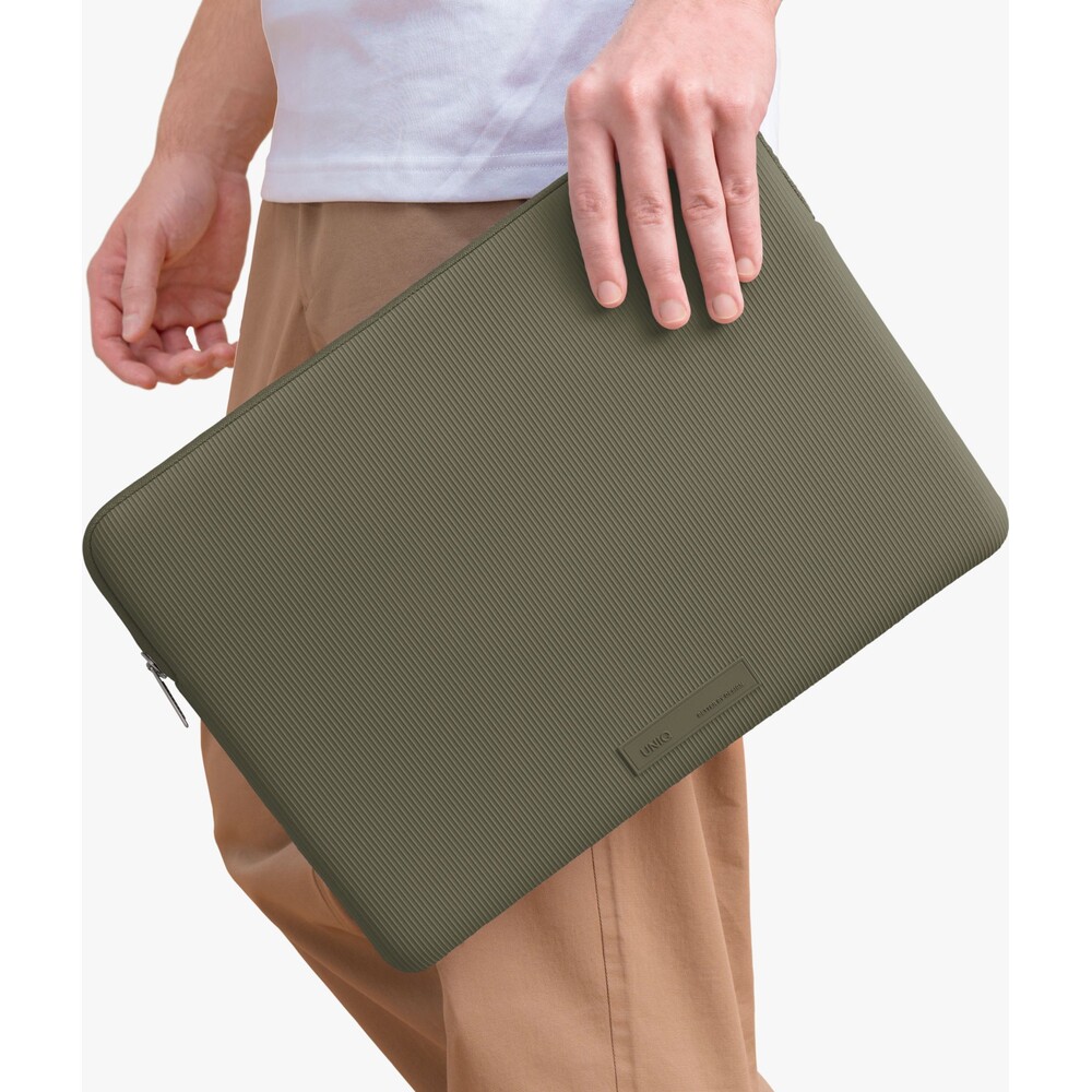 UNIQ-Cyprus-Ridge-Edition-neoprenove-pouzdro-pro-MacBook-notebook-13-14-Dark-Sage-Green