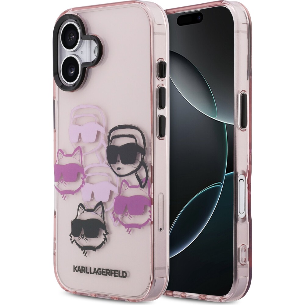 Karl-Lagerfeld-IML-Multi-K-CH-Heads-Zadni-Kryt-pro-iPhone-17-ruzovy