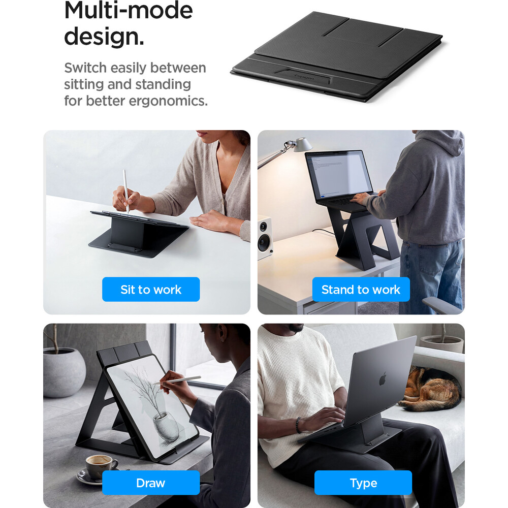Spigen-Slim-Fold-Laptop-Stand-Standing-Desk-stojanek-cerny