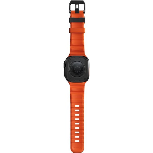 Nomad-Rocky-Point-Band-reminek-Apple-Watch-49-45-44-42mm-cerny-oranzovy