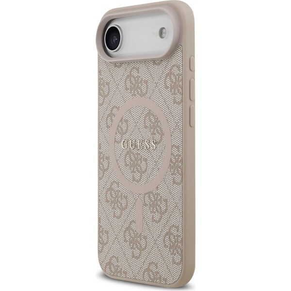 Guess-PU-Leather-4G-Colored-Ring-MagSafe-Zadni-Kryt-pro-iPhone-Air-ruzovy