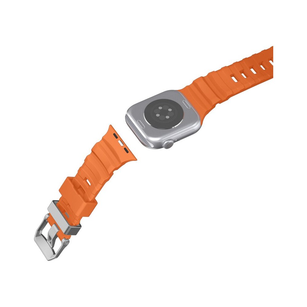 Spigen-Silicone-Band-reminek-Apple-Watch-49-46-45-44mm-oranzovy