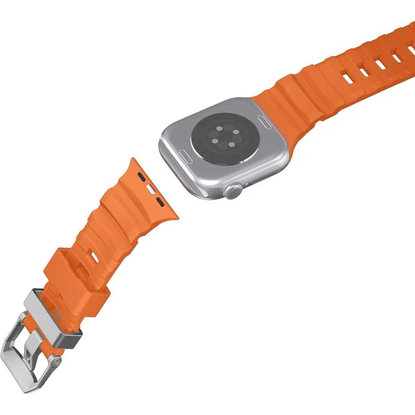 Spigen-Silicone-Band-reminek-Apple-Watch-49-46-45-44mm-oranzovy