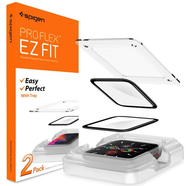 Spigen-ProFlex-EZ-Fit-2-Pack-sklo-Apple-Watch-6-SE-5-4-44-mm-
