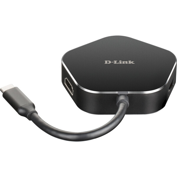 D-Link-4v1-USB-C-Hub-PD-60W-cerny