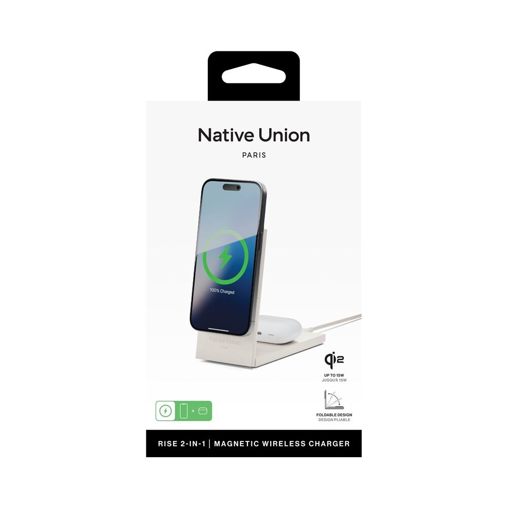 Native-Union-Rise-2v1-Qi2-MagSafe-bezdratova-nabijecka-seda