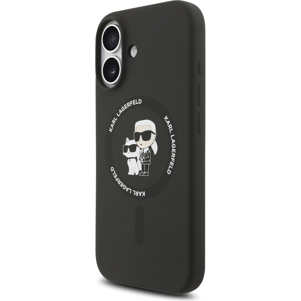 Karl-Lagerfeld-Liquid-Silicone-Karl-and-Choupette-MagSafe-kryt-iPhone-17-cerny