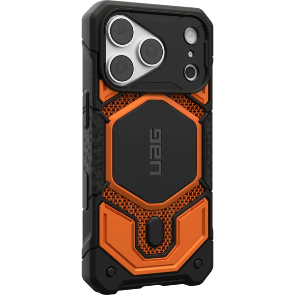 UAG-Monarch-Pro-MagSafe-Kevlar-kryt-iPhone-18-Pro-17-Pro-oranzovy