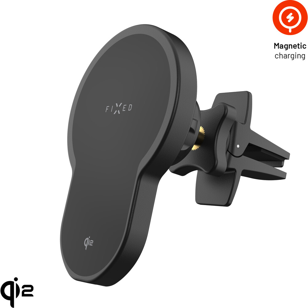 FIXED-MagClick-2-drzak-s-bezdratovym-nabijenim-s-podporou-MagSafe-15W-Qi2-cerny