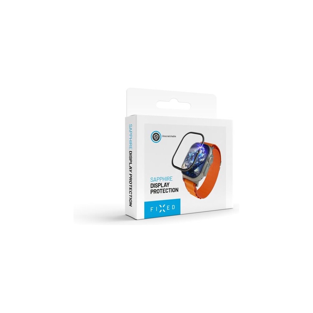 FIXED-safirove-sklo-pro-Apple-Watch-Ultra-s-ocelovym-rameckem