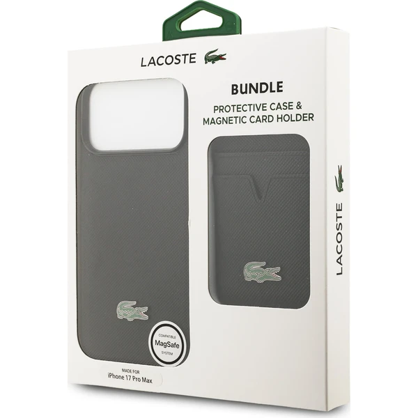 Lacoste-Iconic-Petit-Pique-MagSafe-kryt-penezenka-iPhone-17-Pro-Max-cerny