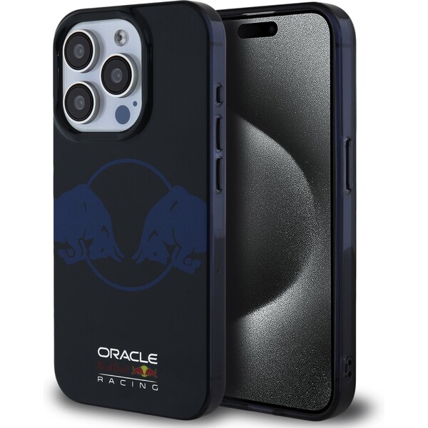 Oracle-Red-Bull-Racing-PC-TPU-Two-Bulls-Magsafe-kryt-iPhone-15-Pro-Max-modry