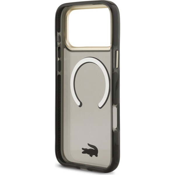 Lacoste-PC-TPU-Frosted-Finish-Gold-Logo-MagSafe-kryt-iPhone-17-Pro-Max-cerny