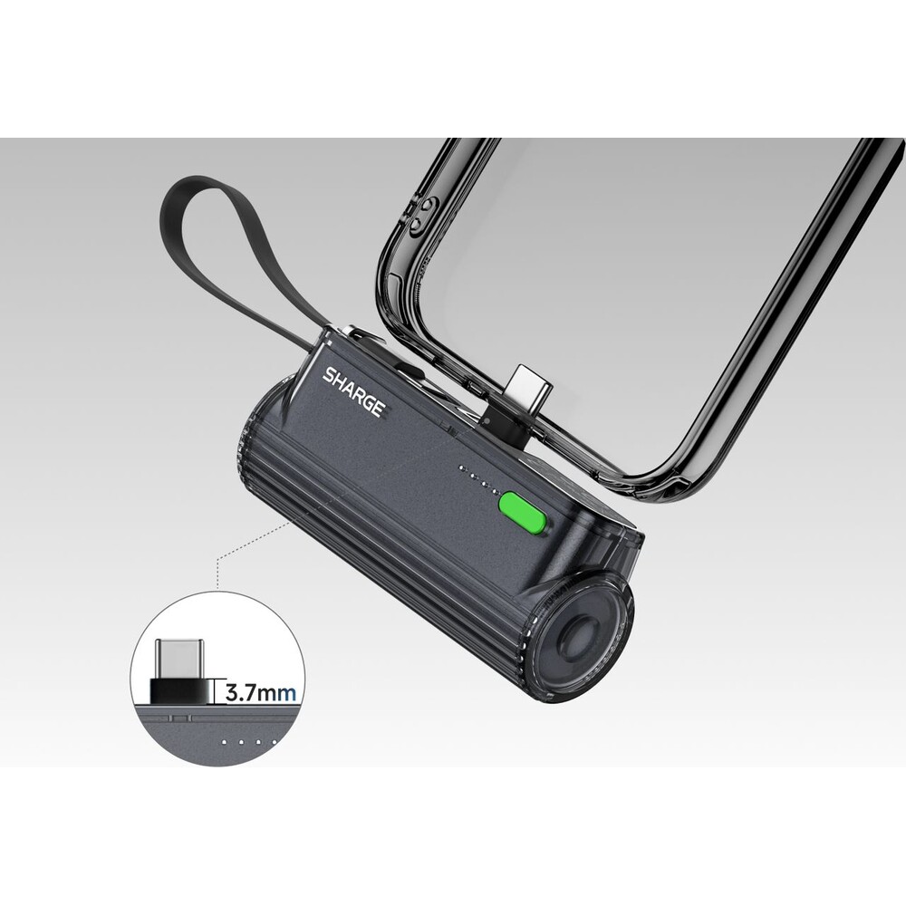 SHARGE-Flow-Mini-2-USB-C-powerbanka-22-5-W-cerna